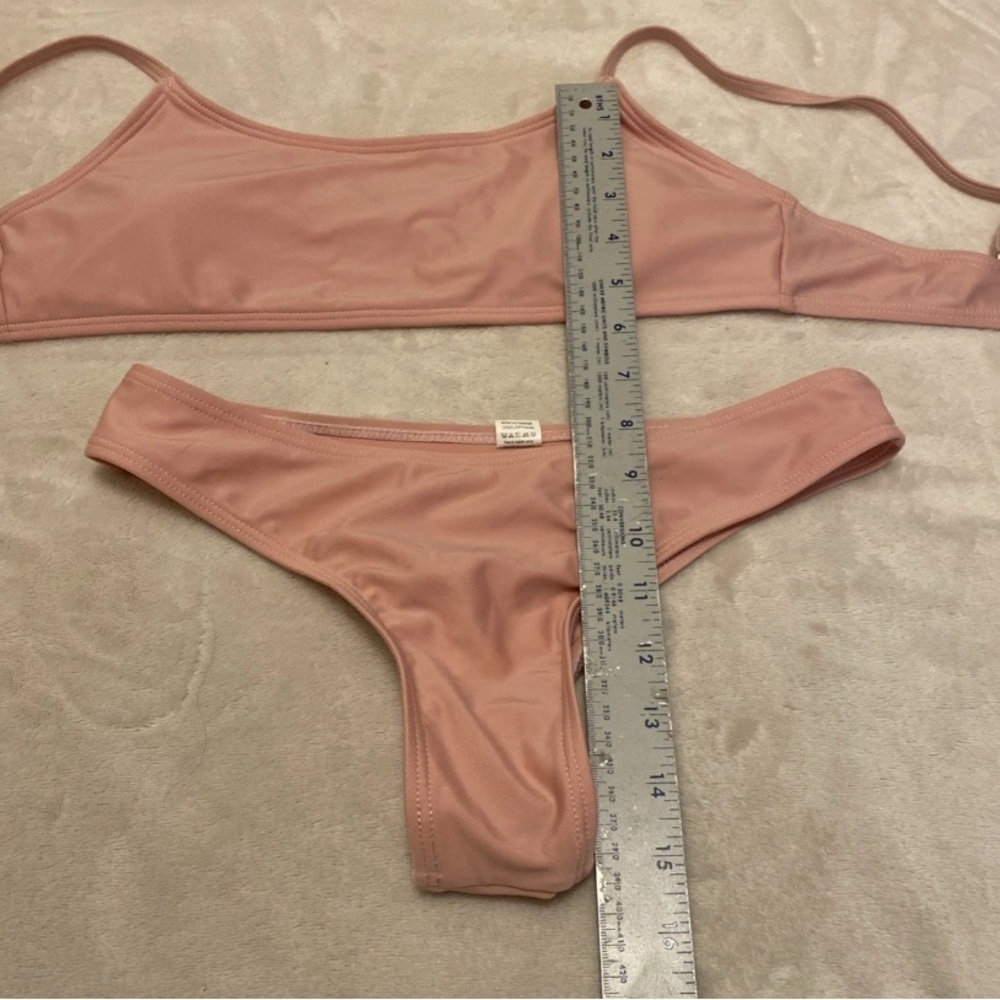 SHEIN Light Dusty Pink Bikini Set - Picture 13 of 15